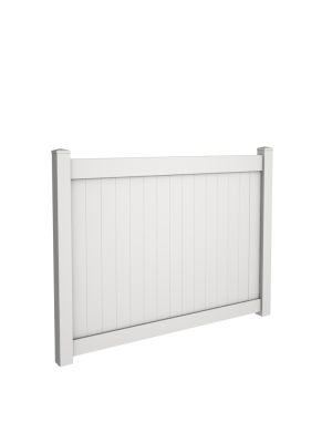 6' Tall Classic Vinyl Privacy Fence - QuickShip