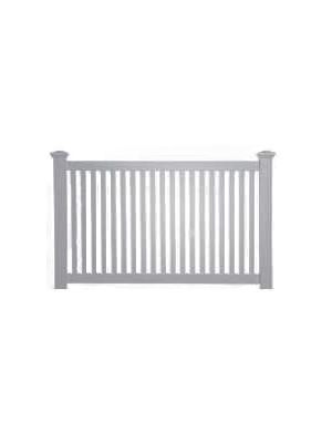 5' Tall Closed Picket Fence 