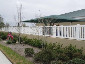 Vinyl-View-Fence-School